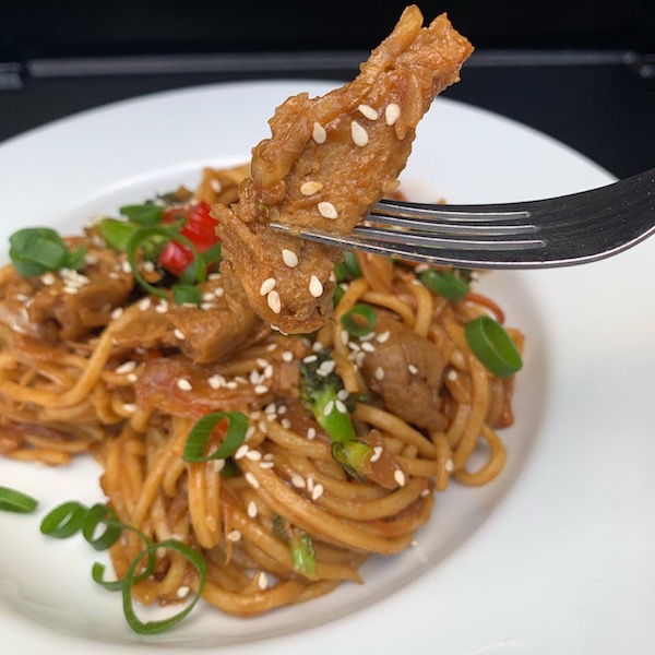Trhaný seitan po korejsku – rodinné balení, 500 g