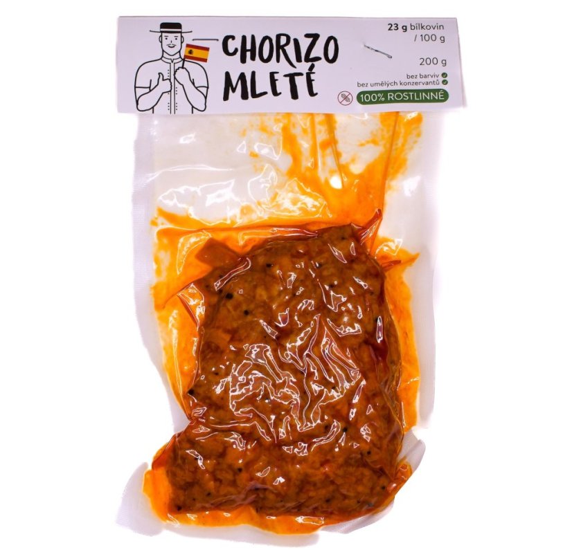 Seitanové chorizo mleté, 200 g