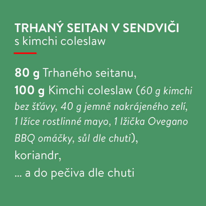 Trhaný seitan po korejsku, 200 g